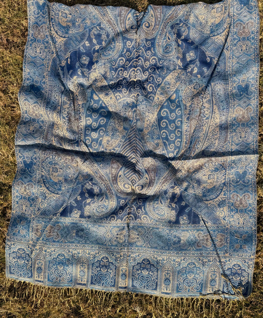 Blue Pashmina Shawl | Design. 002