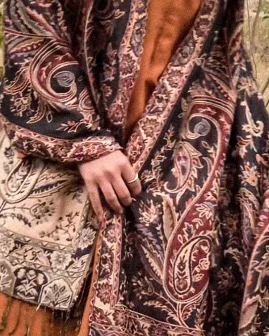Dark Brown Pashmina Hijab //. Premium Scarves