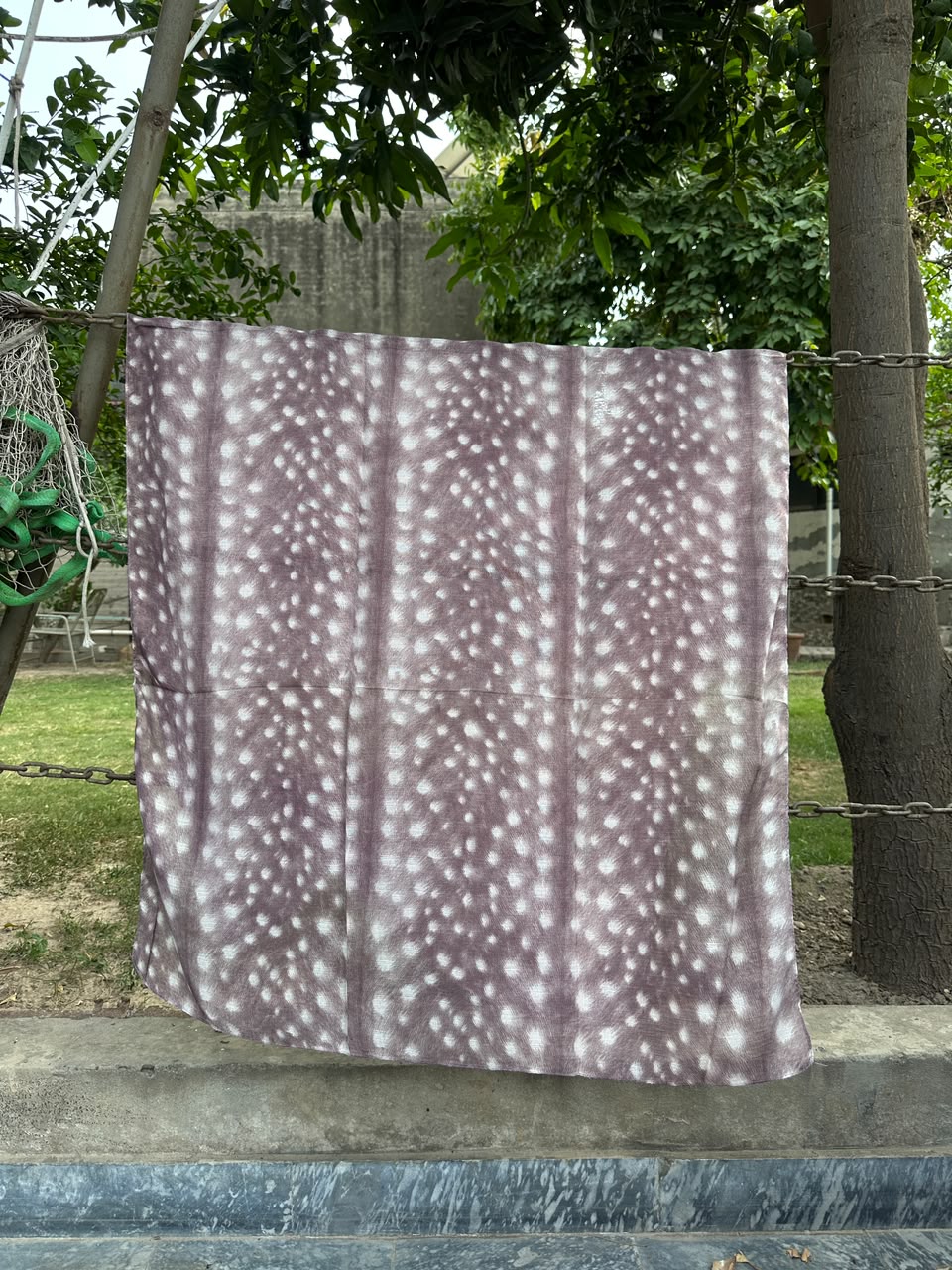 Fawn Deer Print Hijab (Dust Plum) //. Premium Summer Scarves