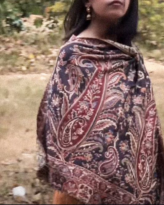 Dark Brown Pashmina Hijab //. Premium Scarves