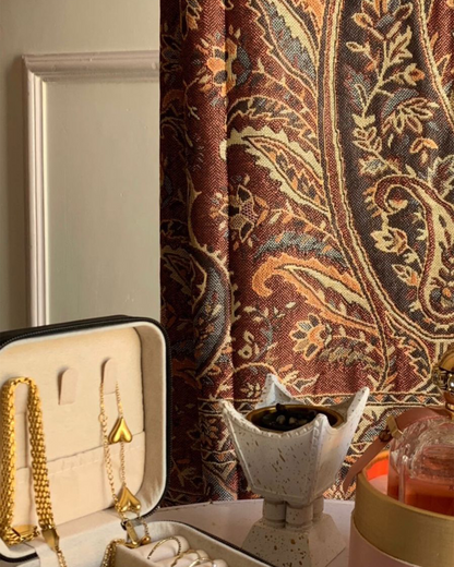 Maroon/Reddish-Brown Pashmina Shawl | Design. 001