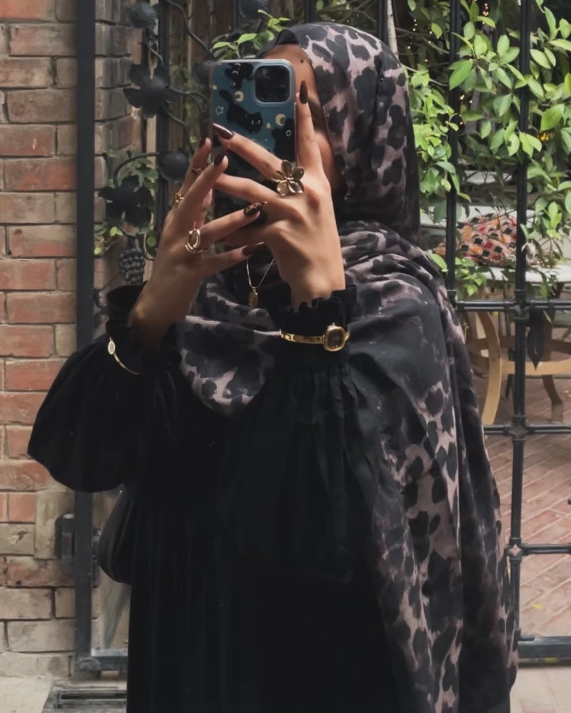 Panther Print Hijab //. Premium Summer Scarves