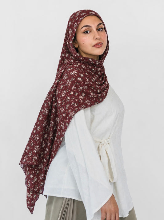 Floral Hijab //. Premium Summer Scarves