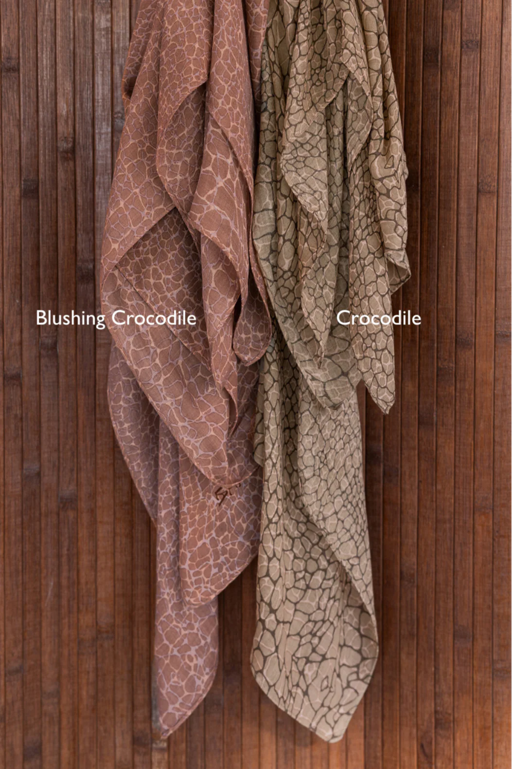 Blushing Crocodile Hijab //. Premium Summer Scarves
