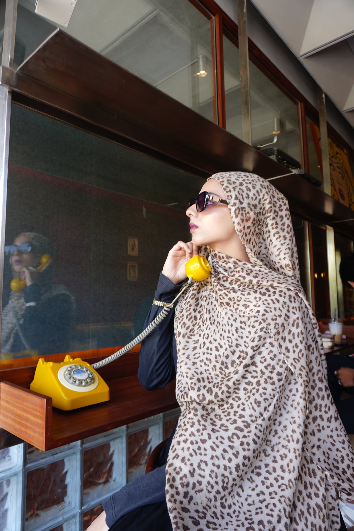 Leopard Print Hijab [coffee edition] //. Premium Summer Scarves