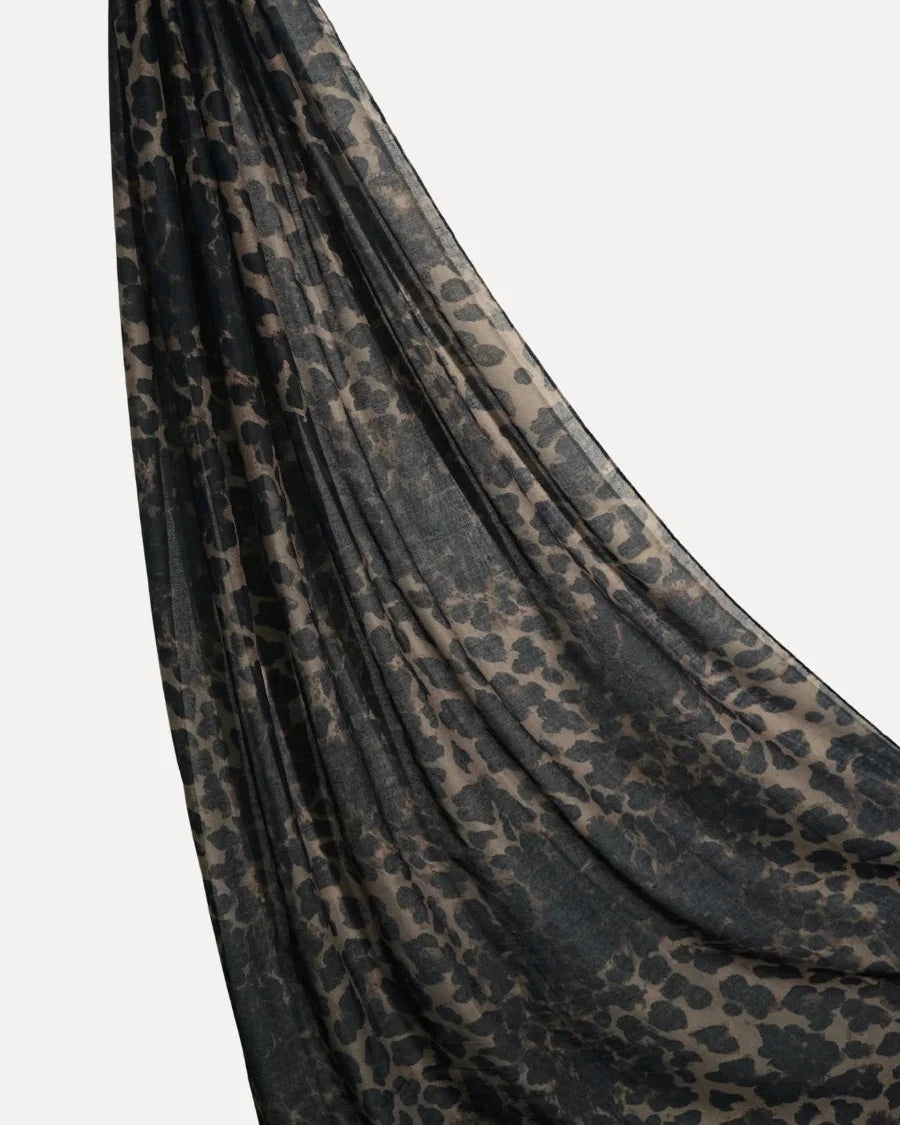 Panther Print Hijab //. Premium Summer Scarves