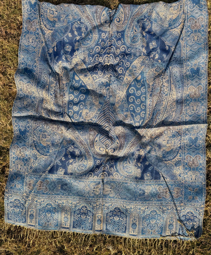 Blue Pashmina Shawl | Design. 002