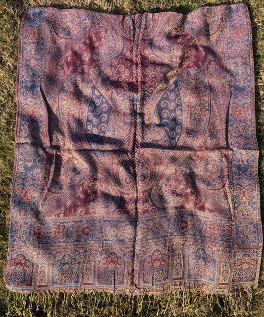 Purple Pashmina Shawl | Design. 002