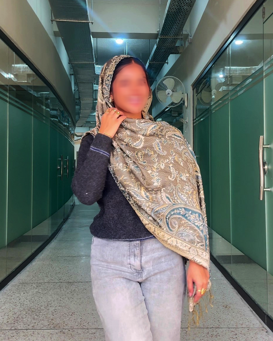 Light Green Pashmina Hijab //. Premium Scarves