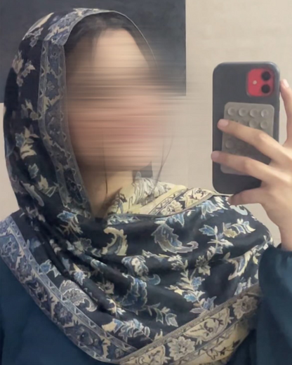 Dark Blue [Jeans Blue] Pashmina Hijab //. Premium Scarves