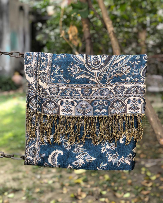 Blue [Jeans Blue] Pashmina Hijab //. Premium Scarves