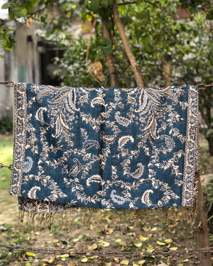 Dark Blue [Jeans Blue] Pashmina Hijab //. Premium Scarves