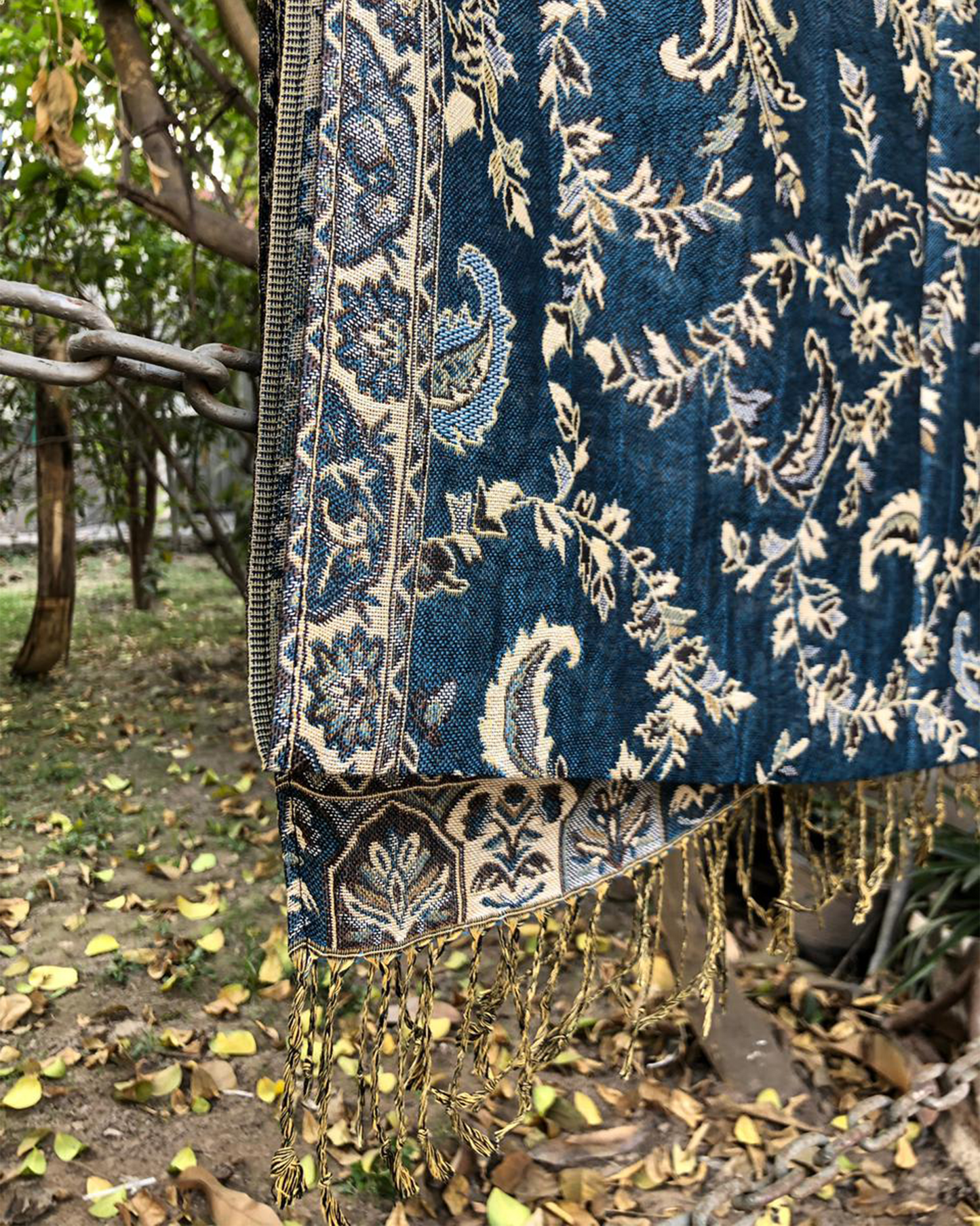 Dark Blue [Jeans Blue] Pashmina Hijab //. Premium Scarves