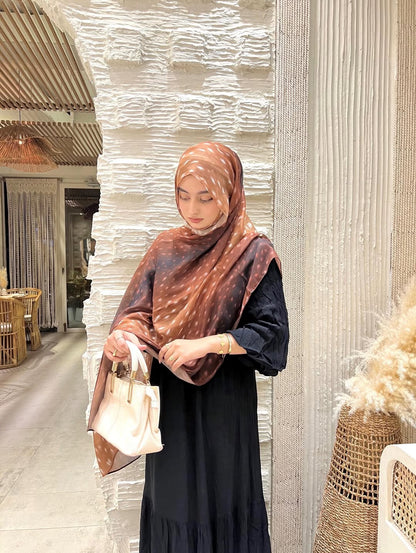 Deer/Fawn Print Hijab //. Premium Summer Scarves
