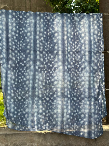 Fawn Print Hijab (Blue) //. Premium Summer Scarves