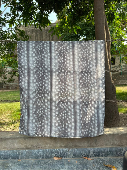Fawn Print Hijab (Silver) //. Premium Summer Scarves