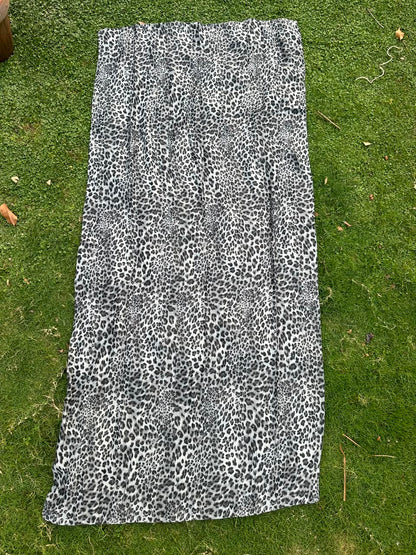 Leopard Print Hijab [Snow Edition] //. Premium Summer Scarves
