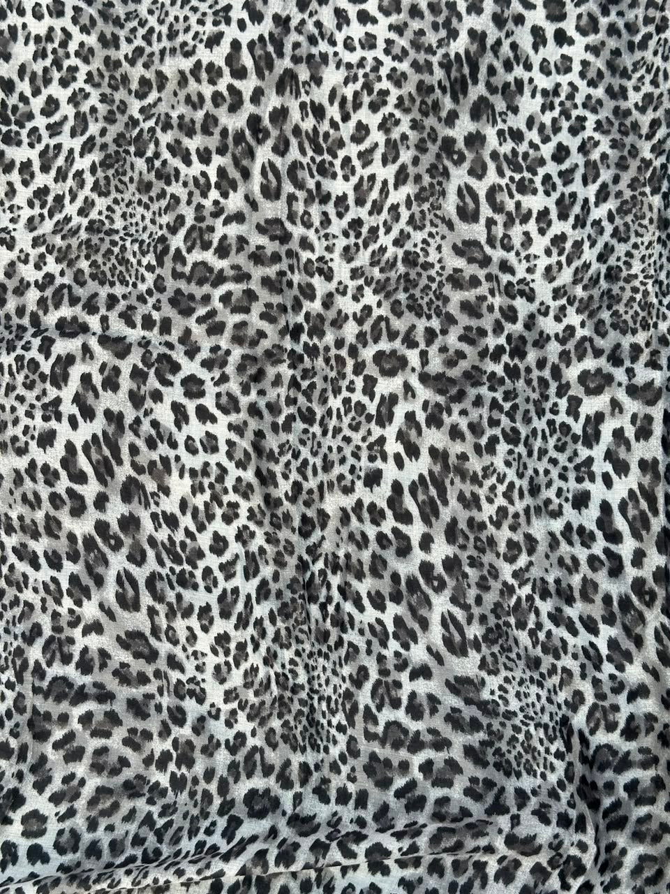 Leopard Print Hijab [Snow Edition] //. Premium Summer Scarves