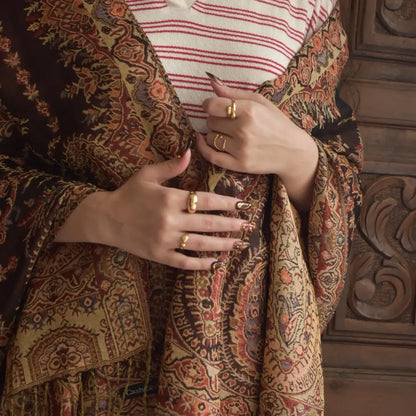 Brown Pashmina Hijab //. Premium Scarves
