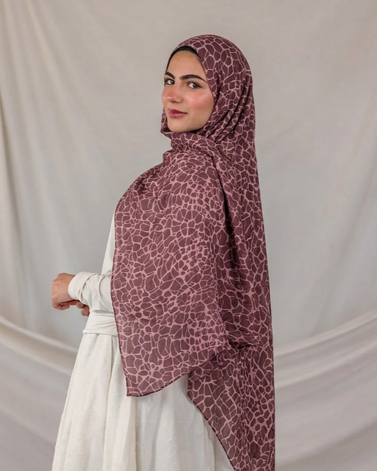 Blushing Crocodile Hijab //. Premium Summer Scarves