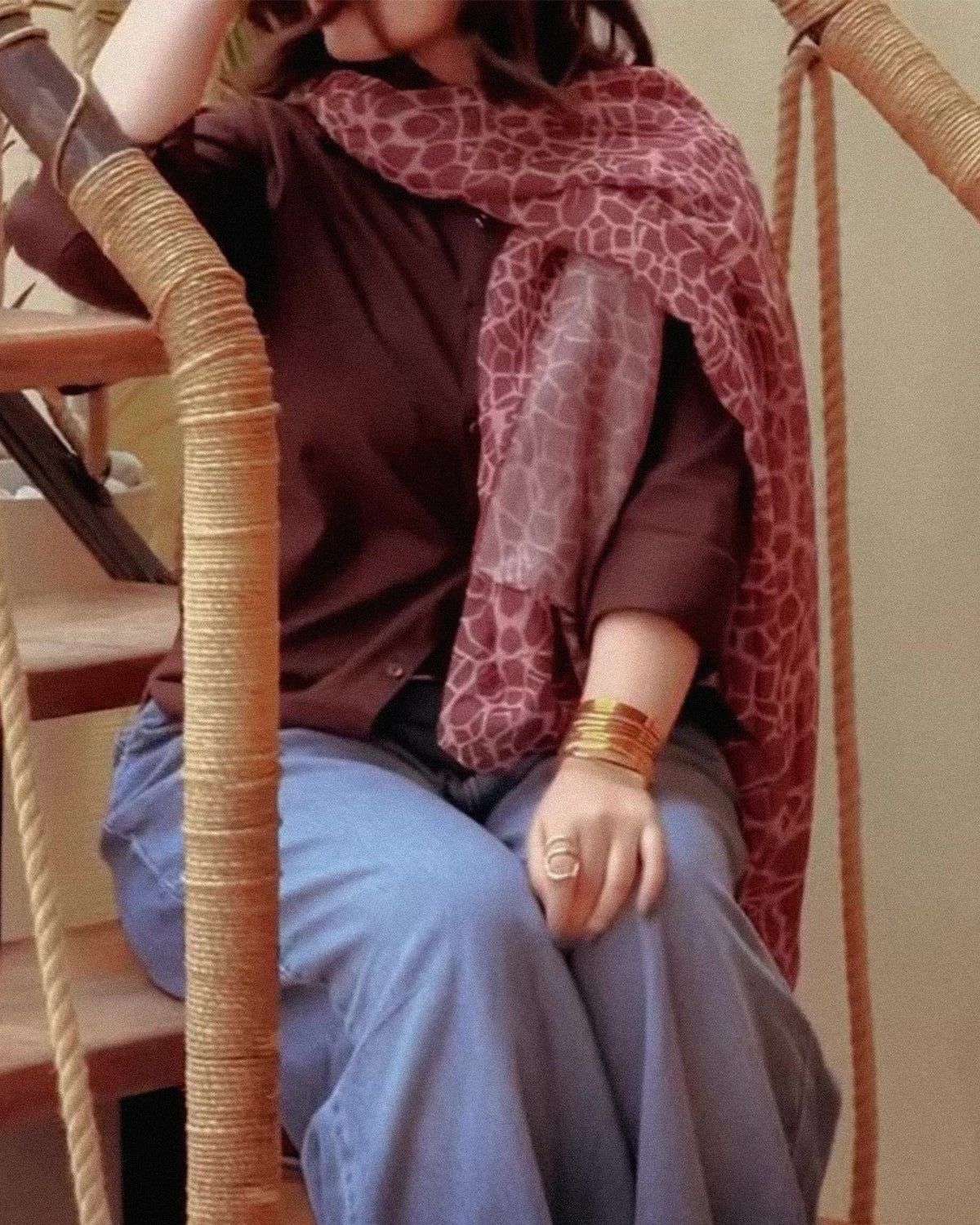 Blushing Crocodile Hijab //. Premium Summer Scarves