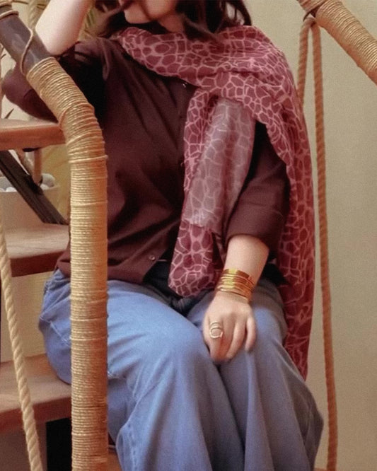 Blushing Crocodile Hijab //. Premium Summer Scarves