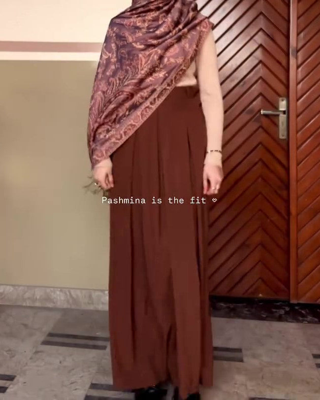 Deep Lilac Pashmina Hijab //. Premium Scarves
