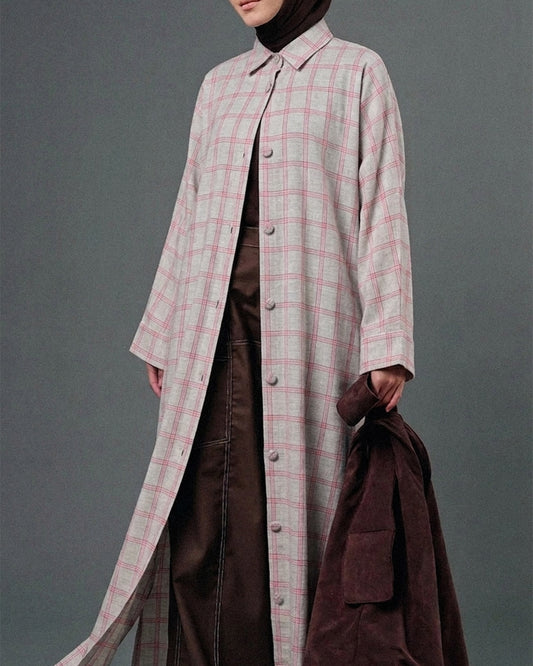 Plaid Long Dress | Modest but Chic.