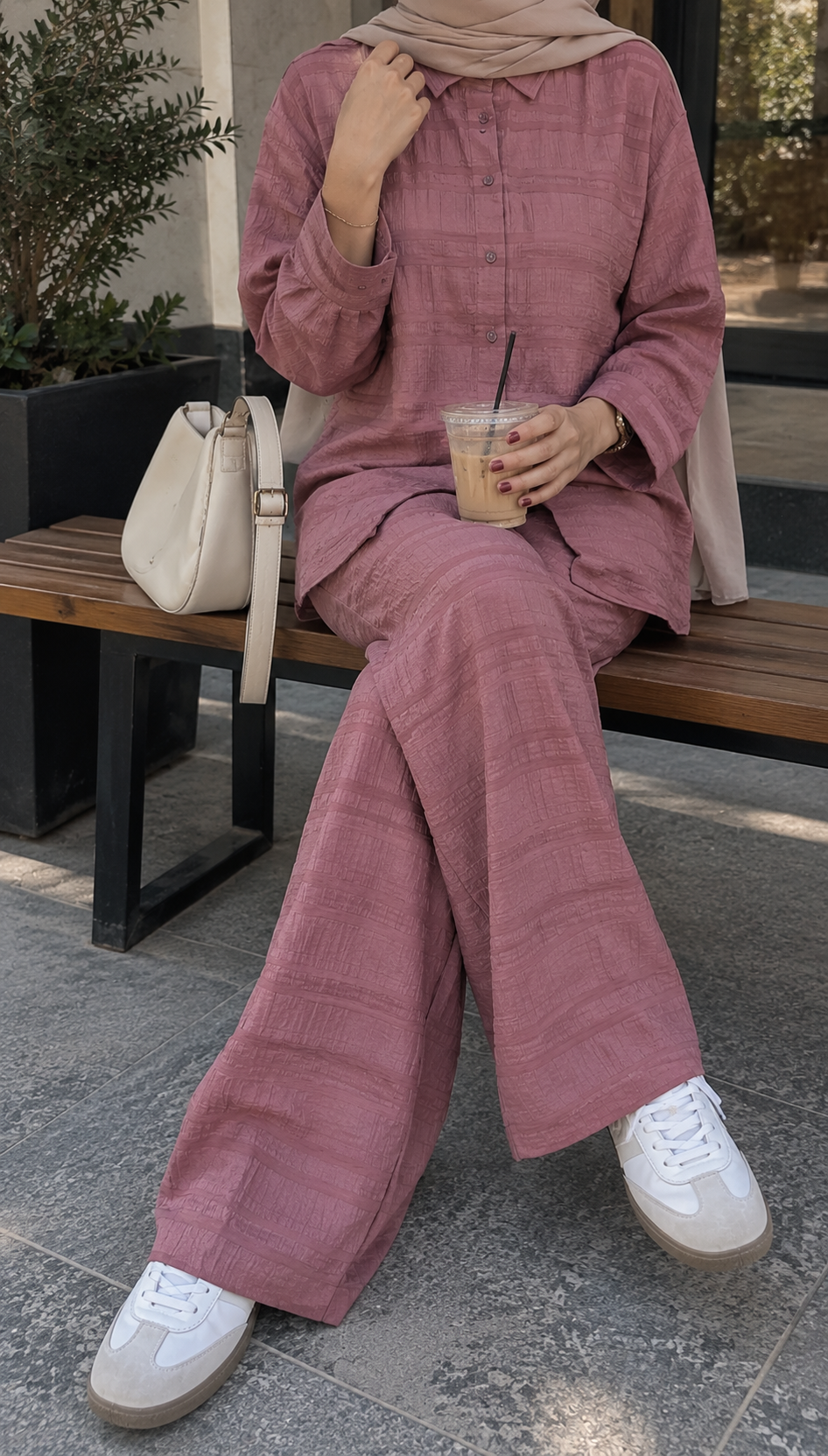 Linen Relaxed Co-Ord Set | Modest But Chic.