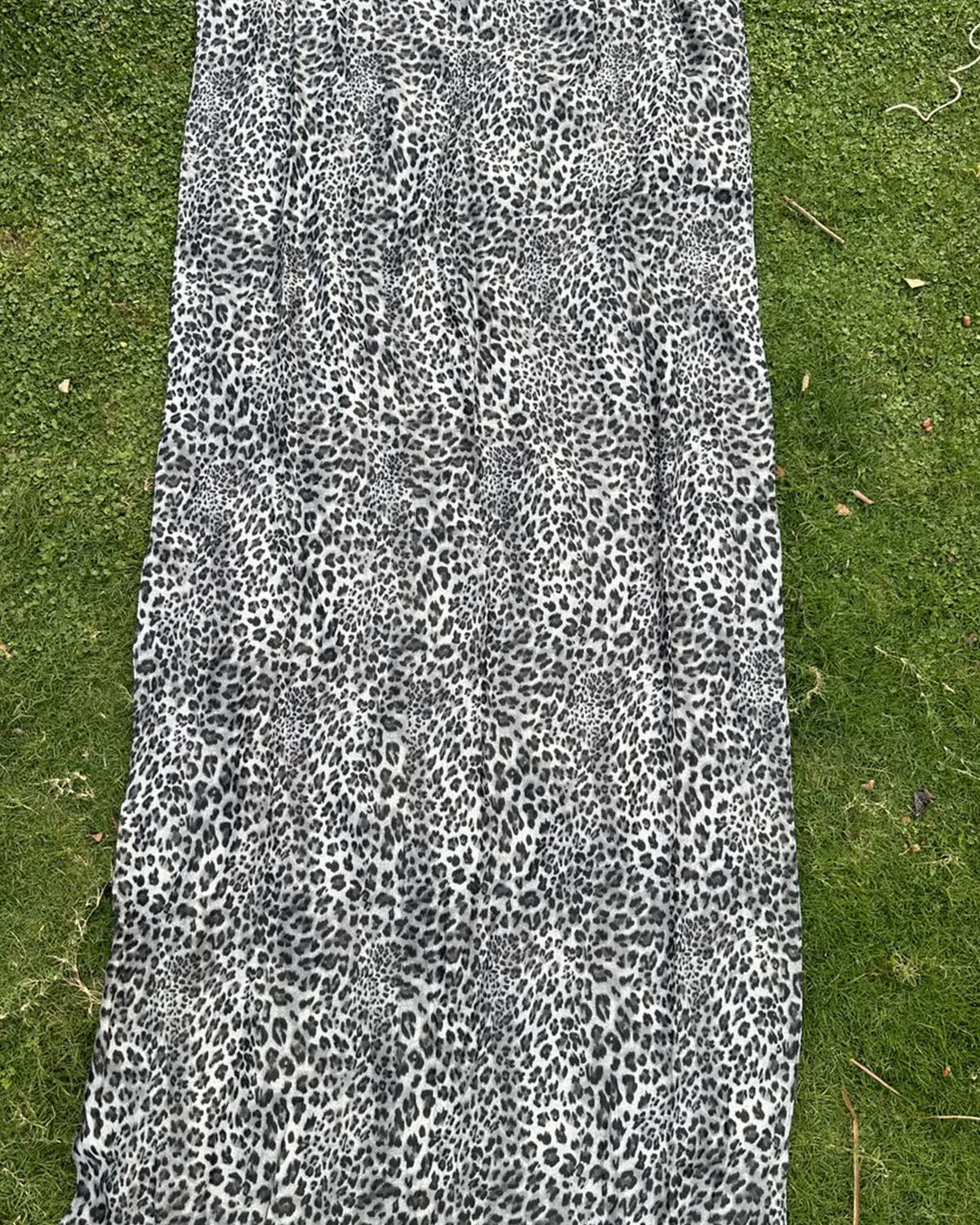 Leopard Print Hijab [Snow Edition] //. Premium Summer Scarves