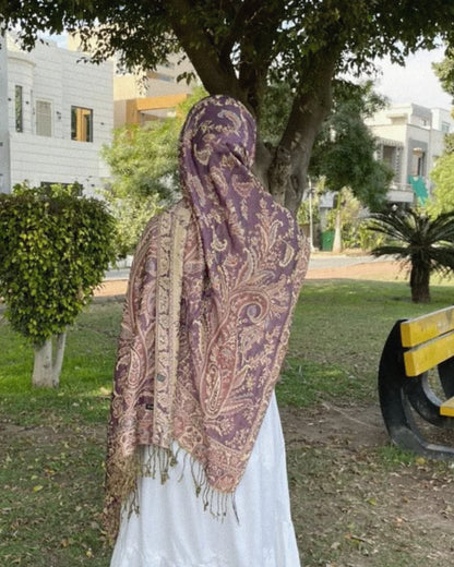 pink pashmina shawl hijab in pakistan